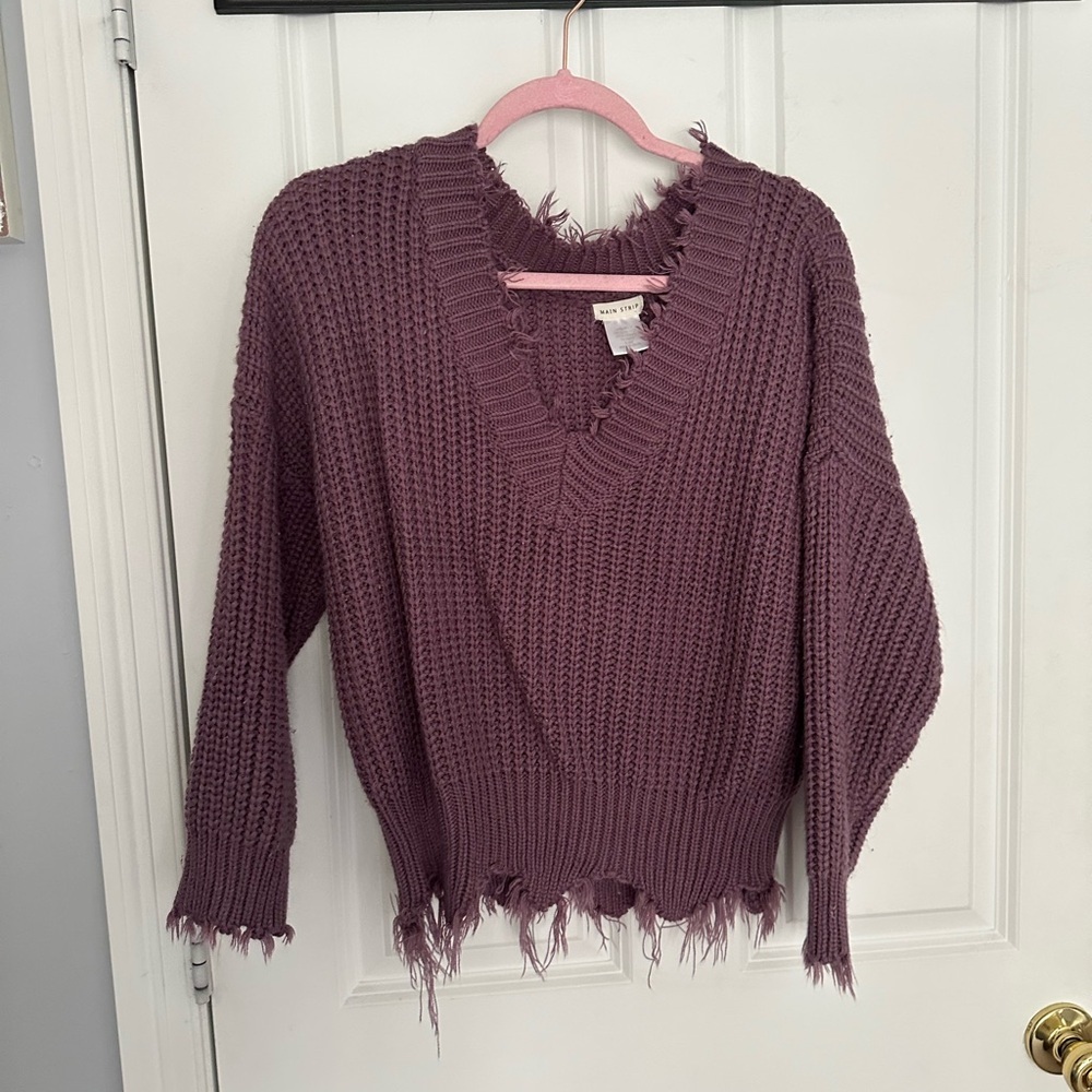 Plum Purple Sweater